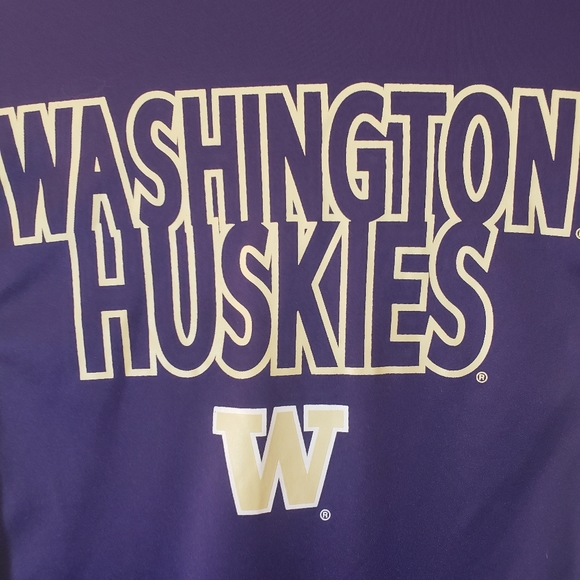 2/$15 Washington Huskies Champion elite Long Sleeve Shirt Men's Size S - Picture 3 of 4